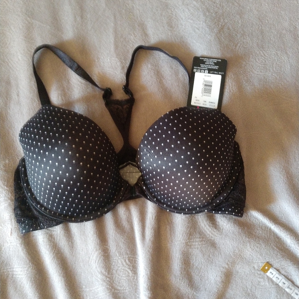 Maidenform Polka Dot Front-Hook Bra, 3C